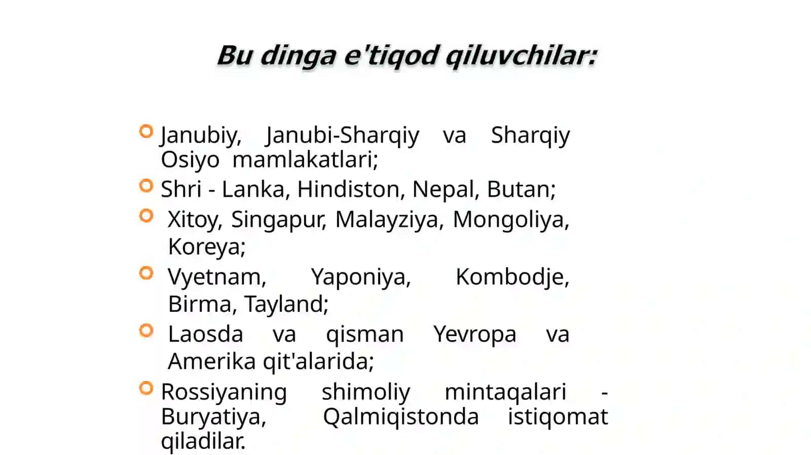Buddizm va xristian dinlarining shakllanish tarixi va asosiy g’oyalari 4