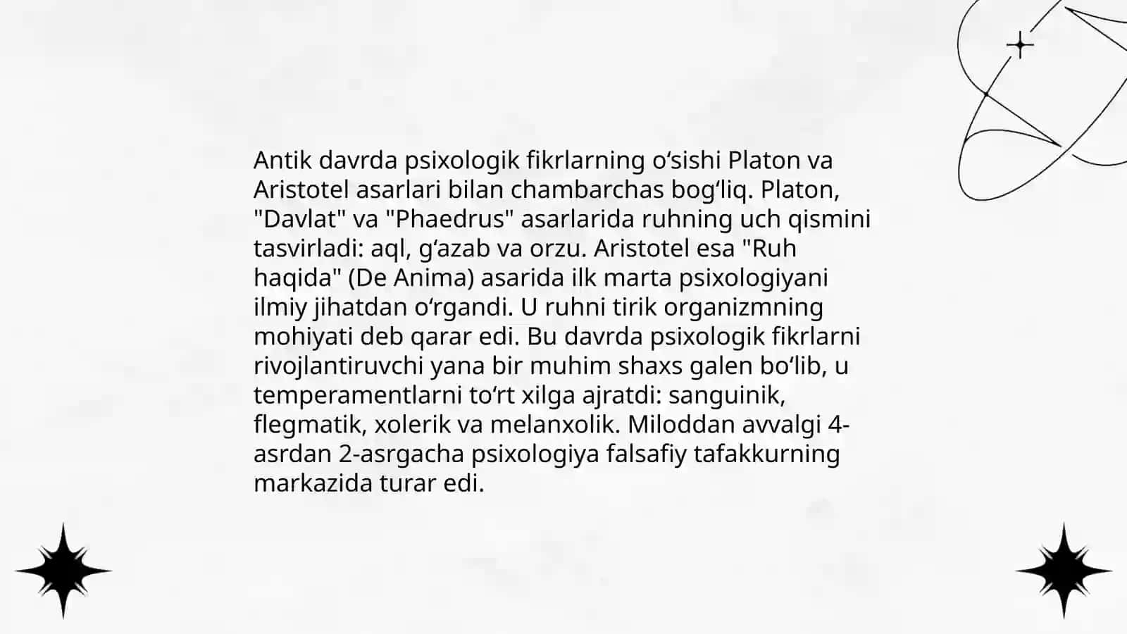 Psixologiya fanining taraqqiyoti tarixi 4