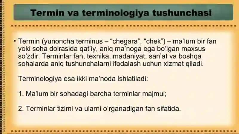 Terminologiya va leksika 4
