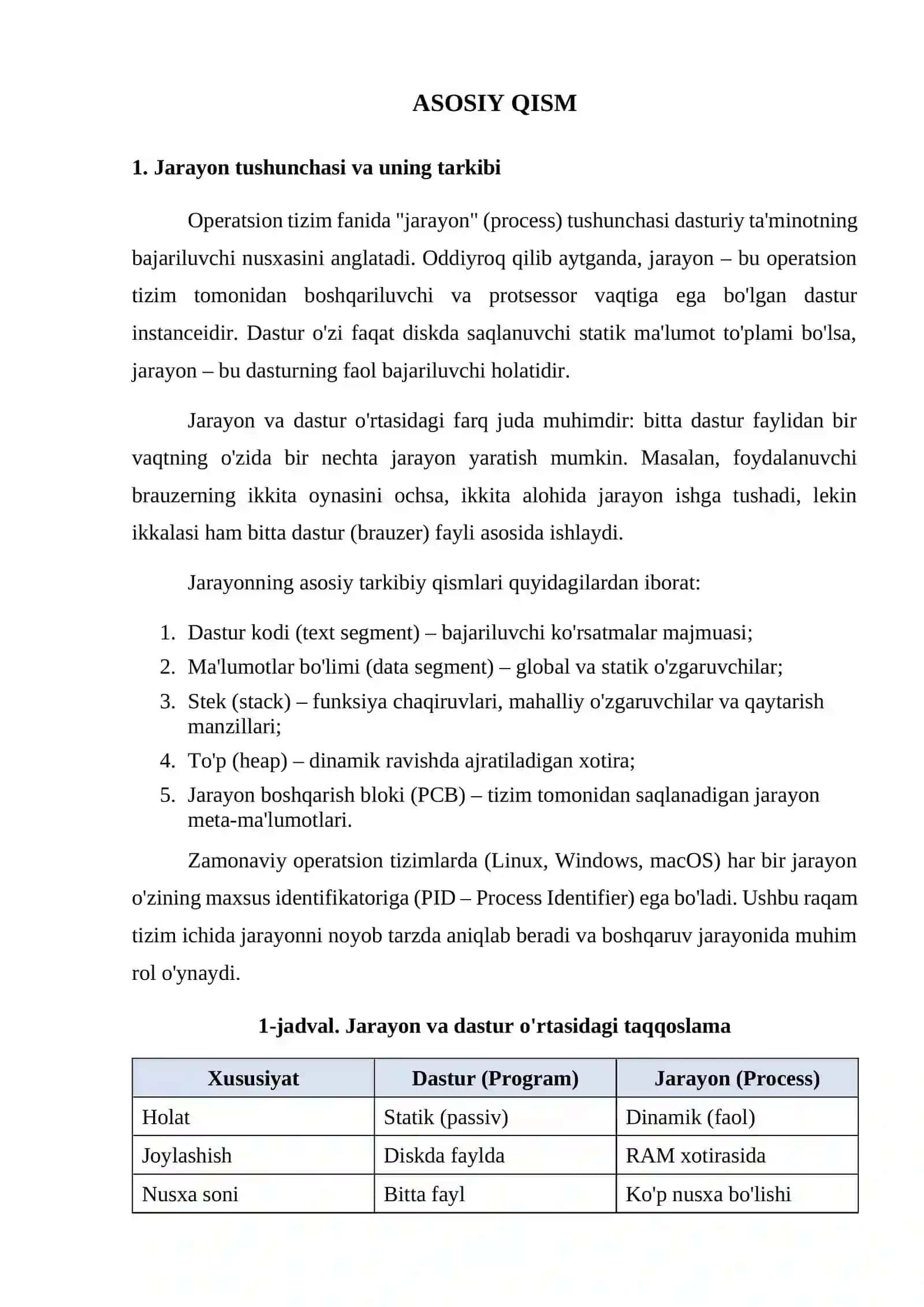 OPERATSION TIZIMLARDA JARAYONLAR BOSHQARISHI 4