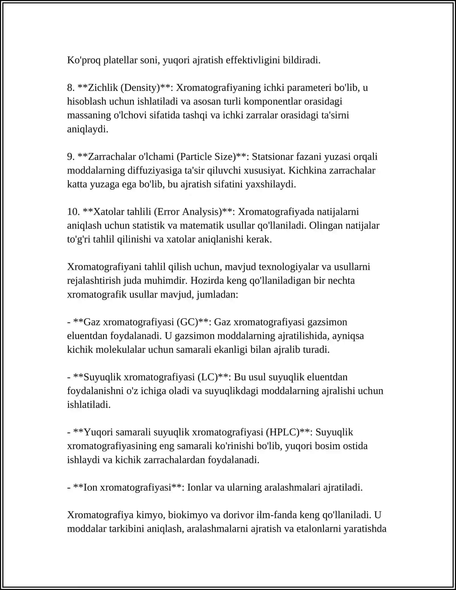 XROMATOGRAFIYANING TIBBIY IZLANISHLARDAGI IMKONIYATLARI 4