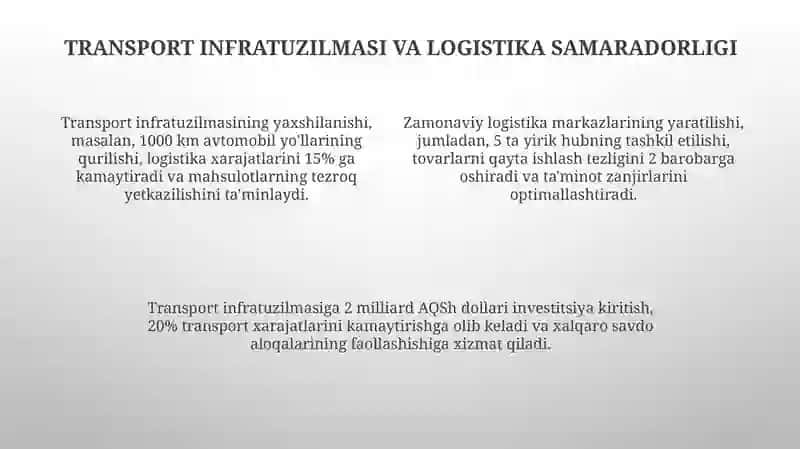 Avtomobillashtirish va uning mamlakatimiz iqtisodiy rivojlanishiga ta'siri 4