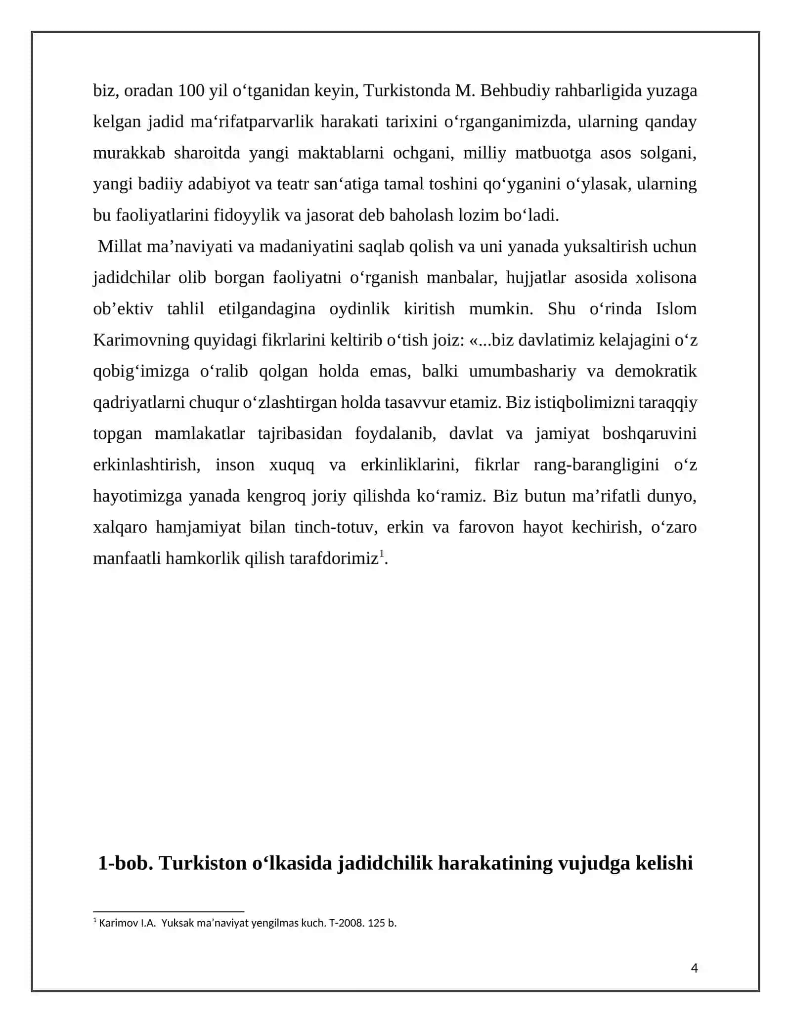 TURKISTON OʻLKASIDA JADIDCHILIK HARAKATI NAMOYONDALARINING FAOLIYATI. (FARGʻONA JADIDLARI HAYOTI MISOLIDA) 4