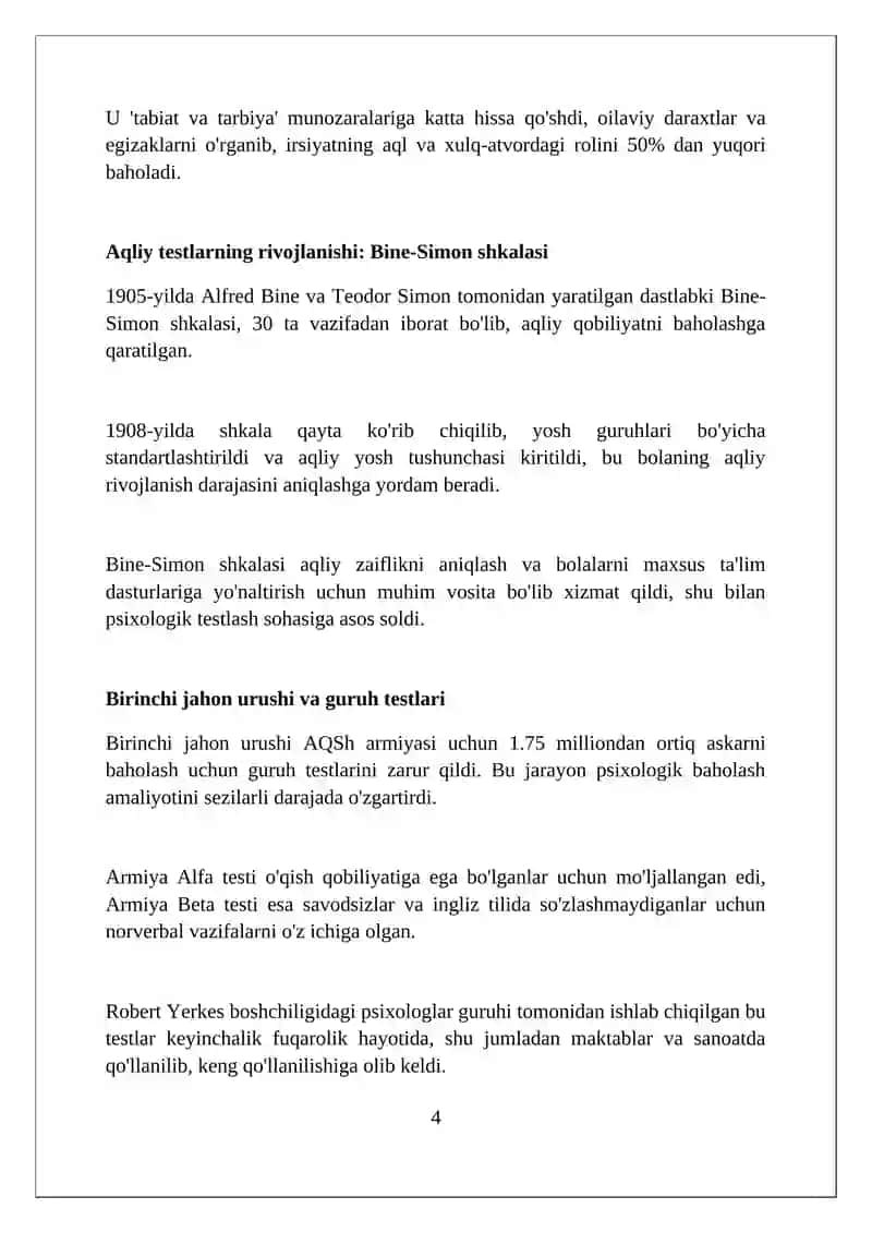 Psixadiagnostika fanining tarixi 4