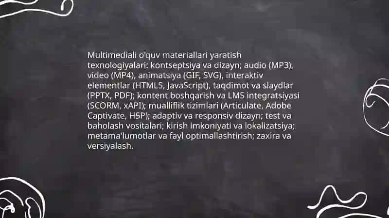 Elektron ta'lim platformalari (LMS) va ularning joriy etish metodlari 4