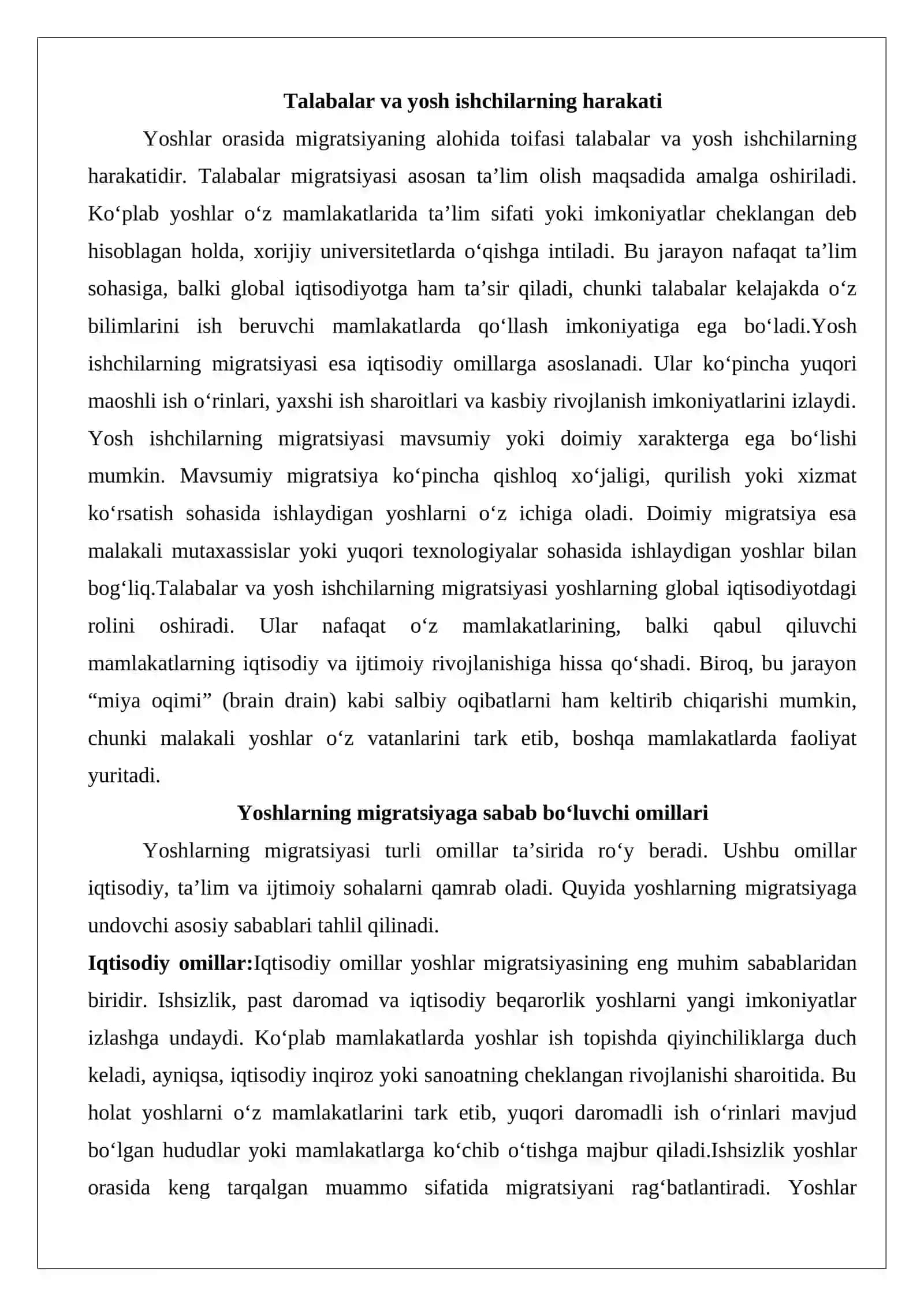 Migratsiya jarayonida yoshlar 4