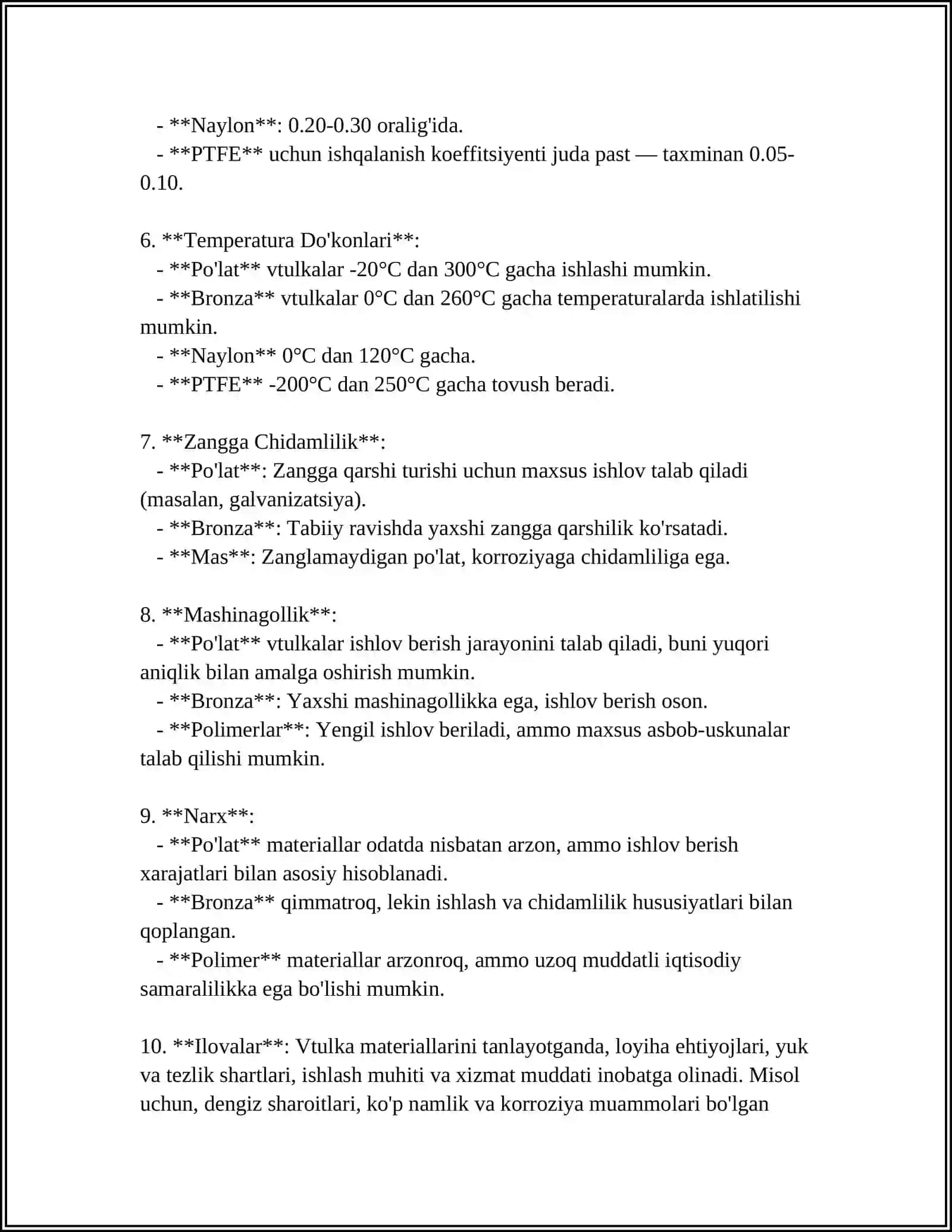 VTULKA DETALINI TAYYORLASH TEXNOLOGIK JARAYONINI TUZISH 4