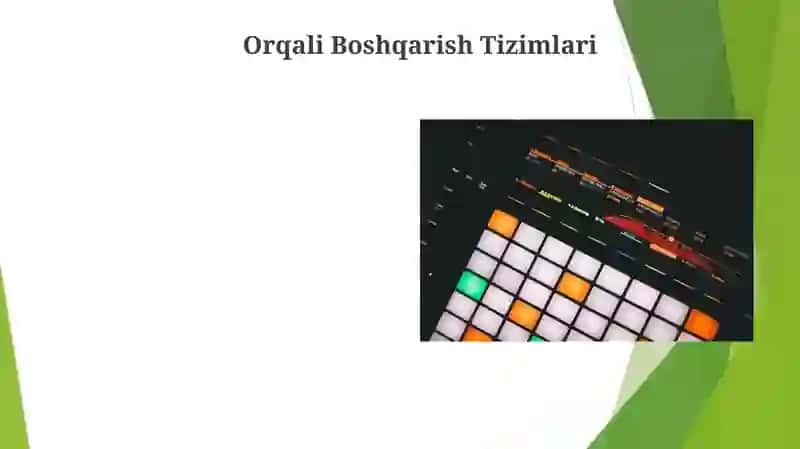 Boshqaruv Tizimlariga Kirish 4