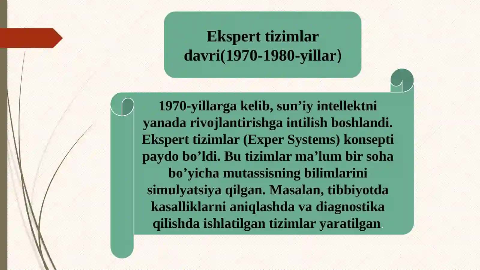 Sun’iy intellekt tarixi va qo’llash sohalari 4