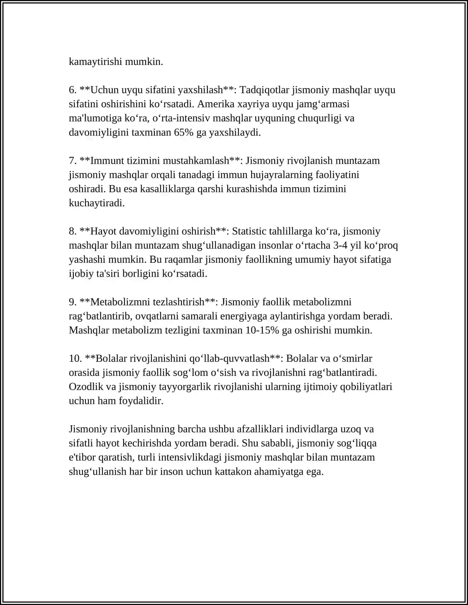 JISMONIY RIVOJLANISH 4