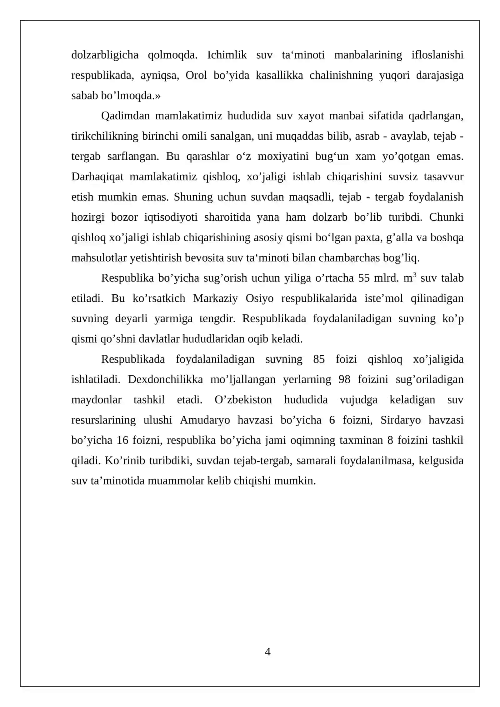 Oqova suvlarni tarkibidagi moddalarni fotokolorametrik usulida aniqlash 4
