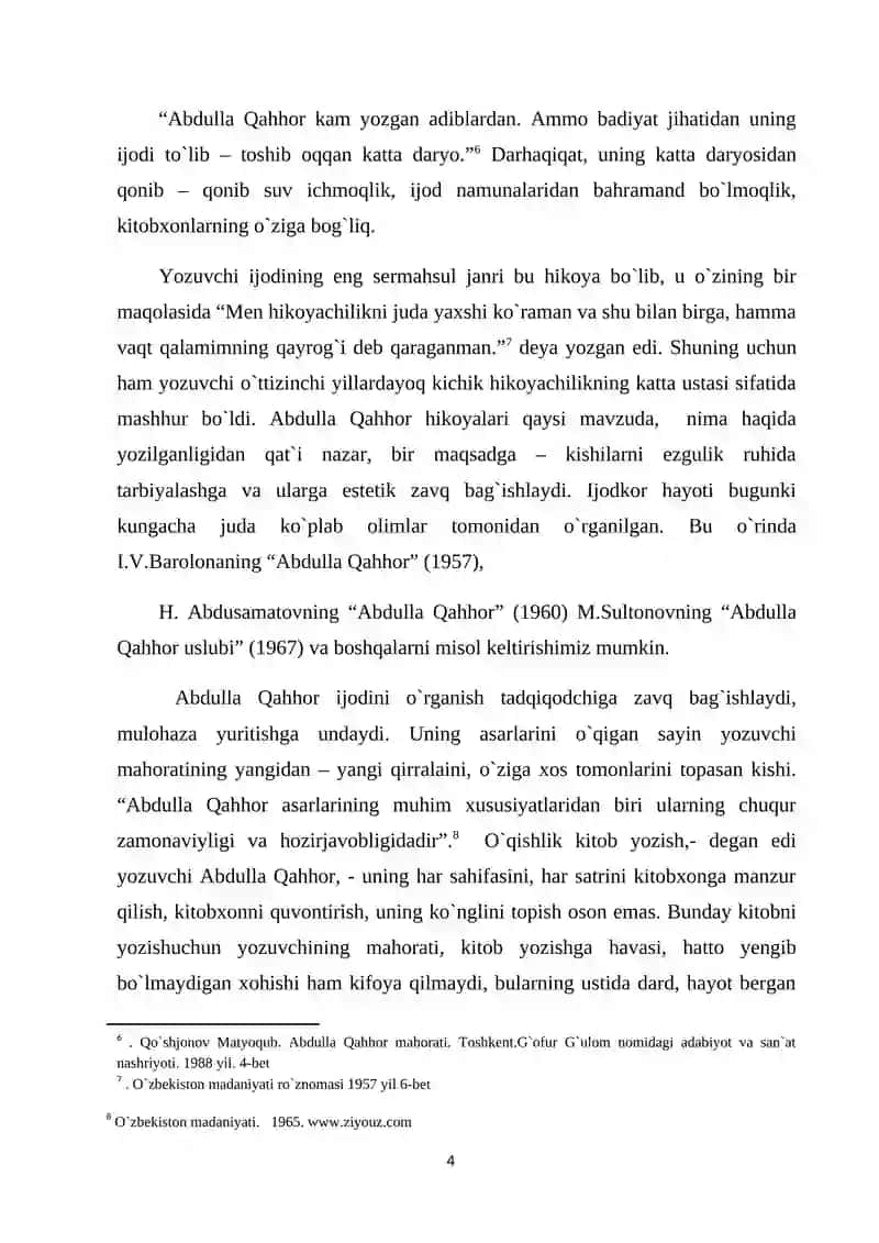 ABDULLA QAHHORNING SATIRIK ASARLARIDA XARAKTER YARATISH MAHORATI 4