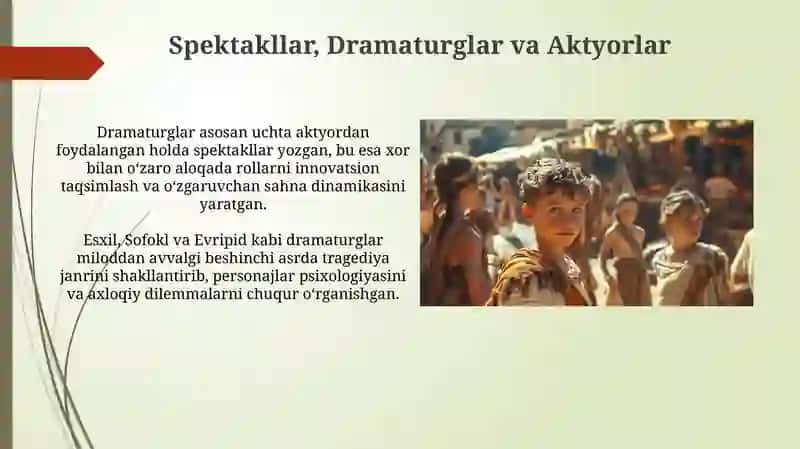 Yuqori klassik davri Dions teatiri 4