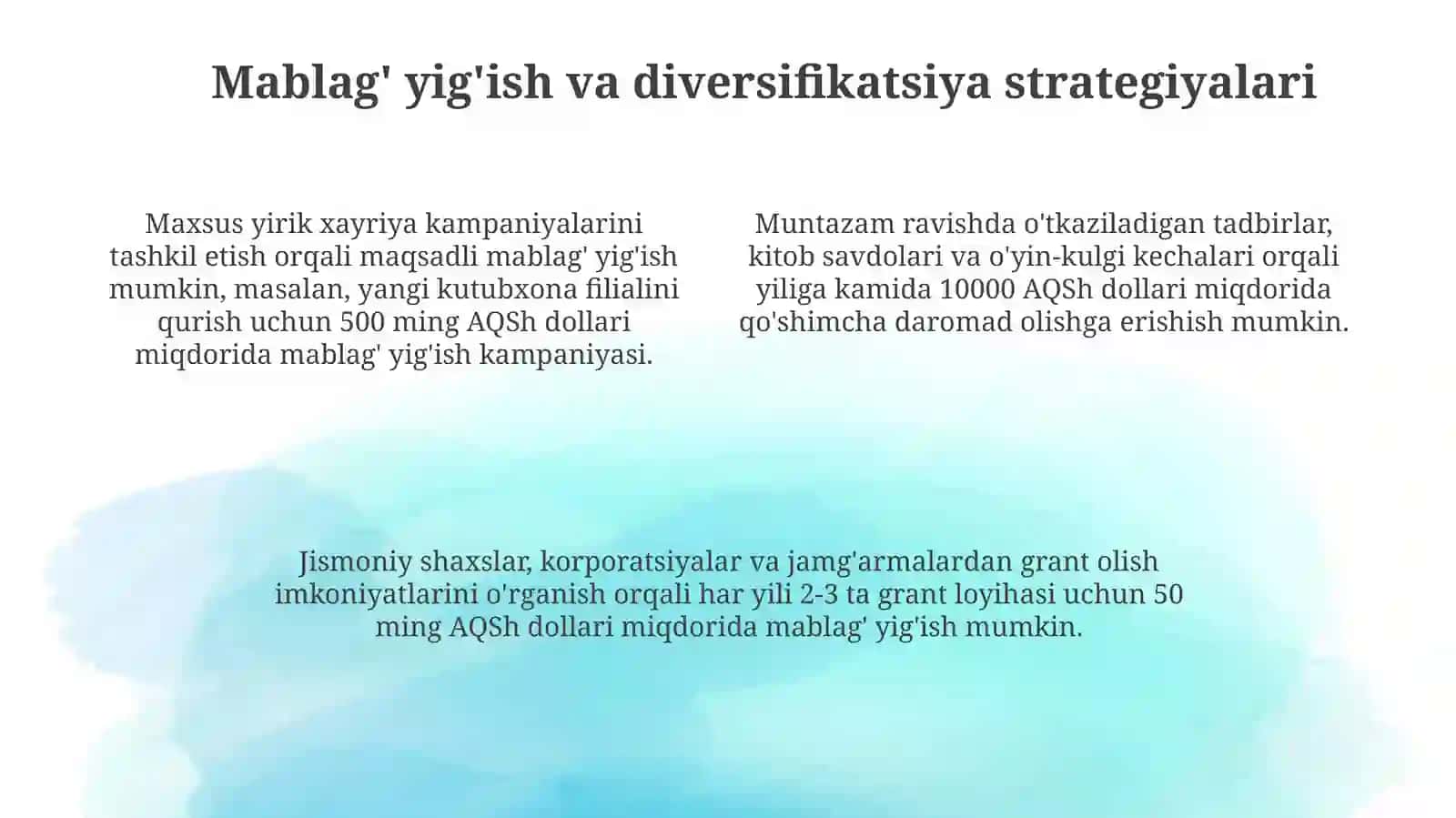 Zamonaviy kutubxonalarda moliyaviy boshqaruvni takomillashtirish yo'llari 4