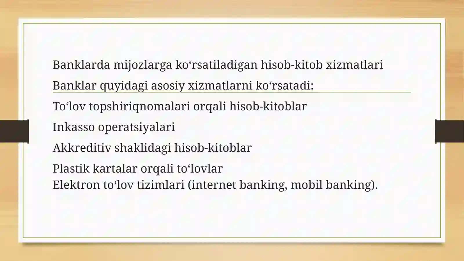Mijozlargako‘rsatilganhisob-kitoboperatsiyariauditdano‘tkazishtartiblari 4