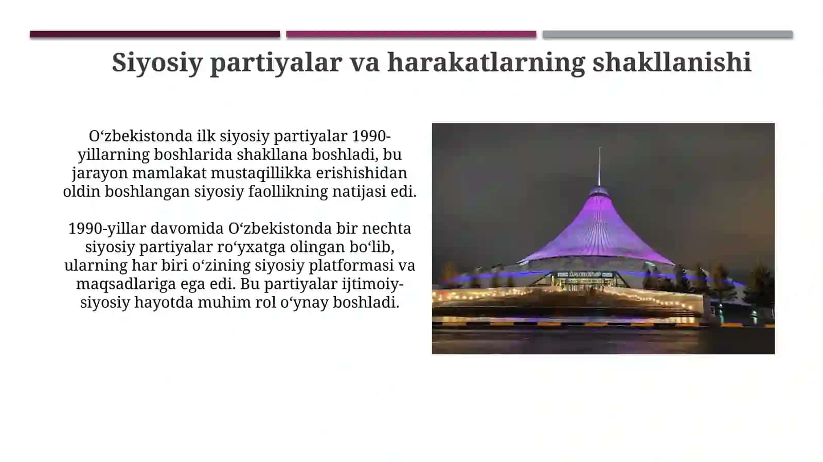 O'zbekistonda demokratik va fuqarolik jamiyati asoslarining shakllanishi 4