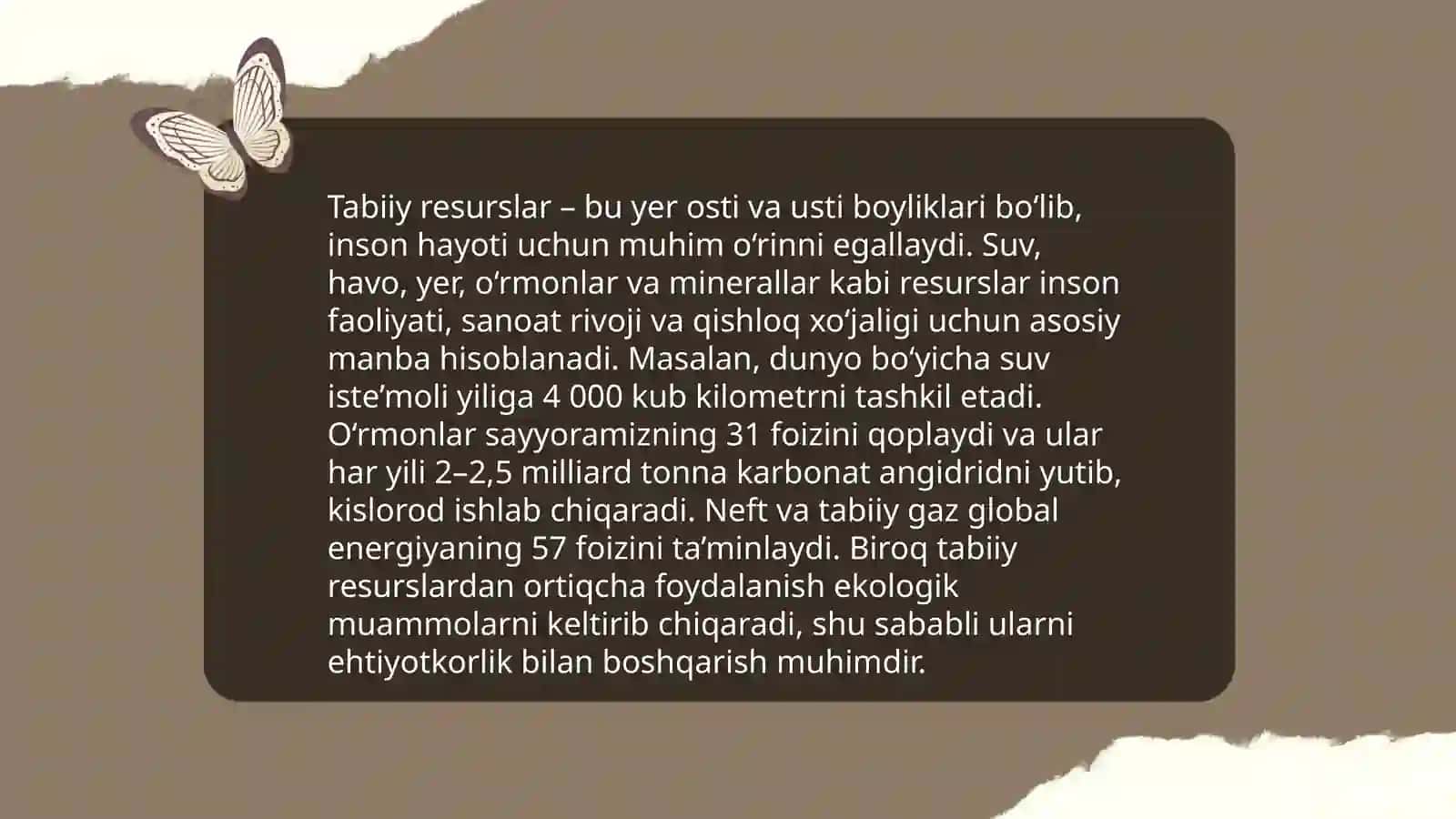Tashqi muhit va inson. Ularning o‘zaro munosabati 4