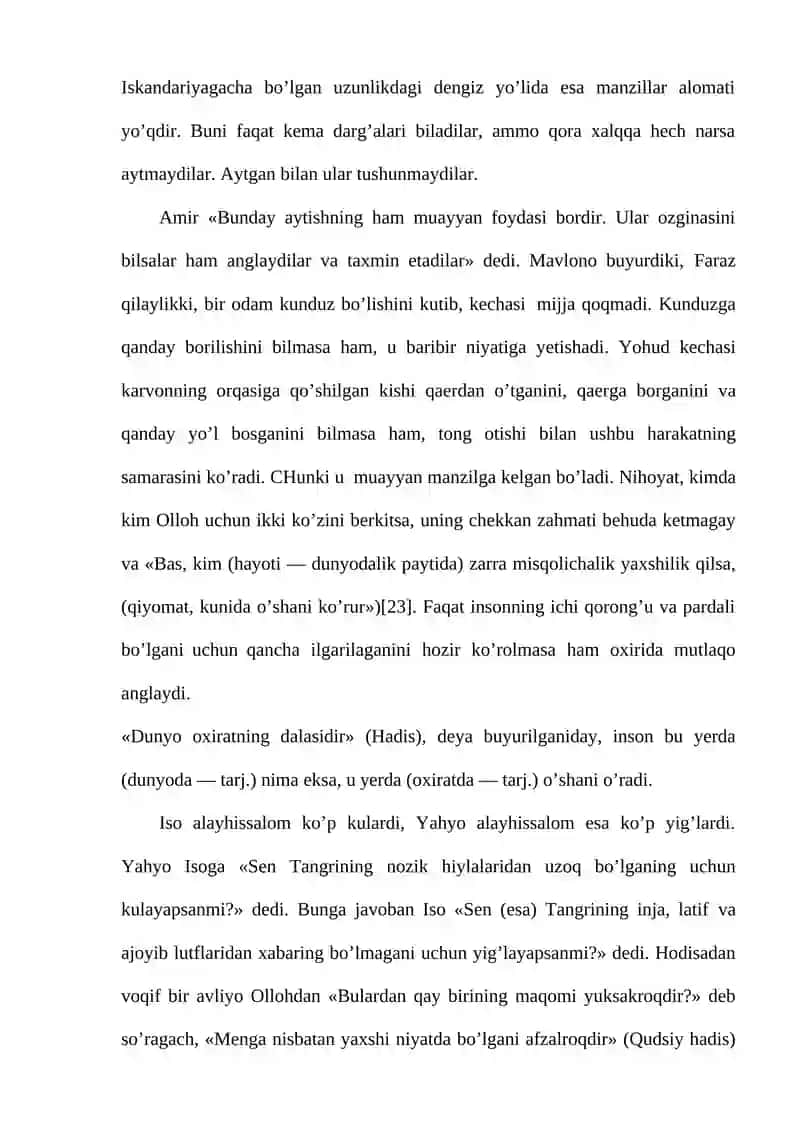 Ishonch, nazm va nasr, ishqni asardagi tavsifi 4