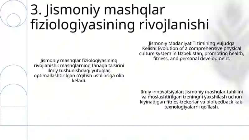 Jismoniy Madaniyat Tizimining Vujudga Kelishi 4