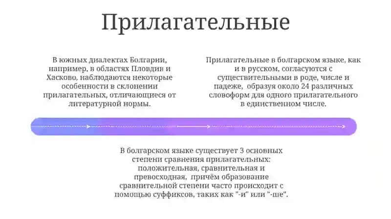 Система части речи в болгарском языке 4