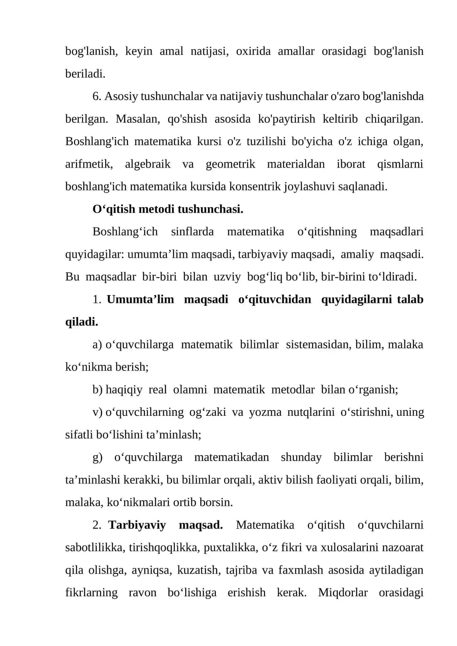 Boshlang'ich sinflarda matematika o'qitish 4