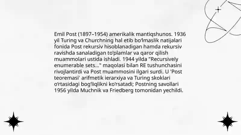 Post teoremasi 4