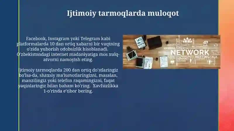 Tarmoq odob-axloqi(Infoetika) 4
