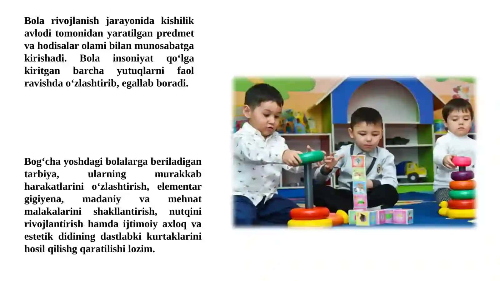 Yosh davrlarining psixologik xususiyatlari 4