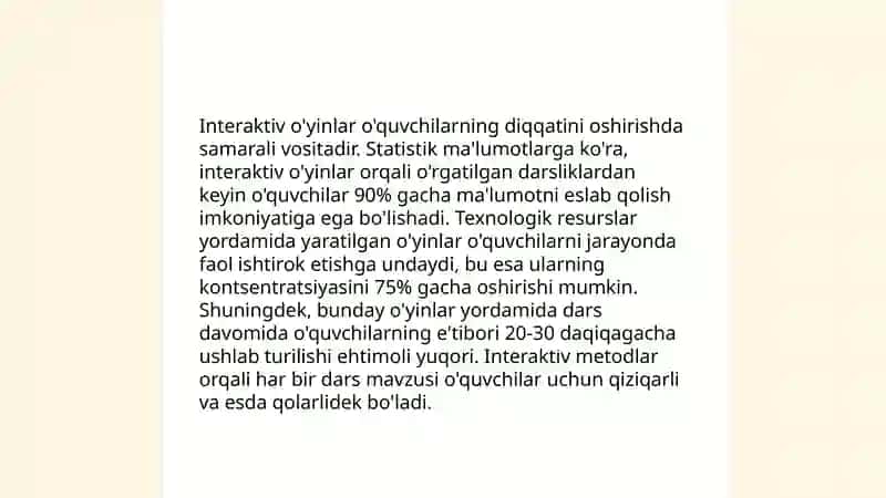 Ona tili savodxonligi darslarida ta'limiy o'yinlarni qo'llash 4