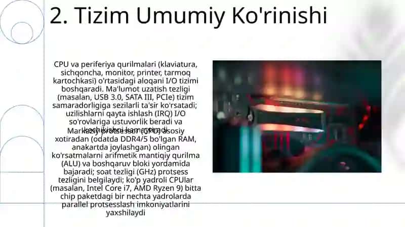 Kamputerda matinlarni qayta ishlash tizimi 4