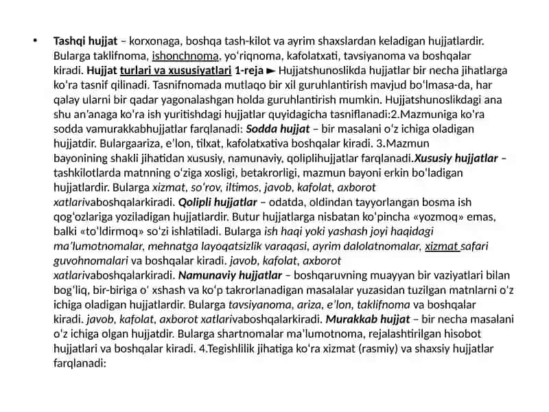 Xizmat yozishmalari. Diplomatik yozishmalar 4
