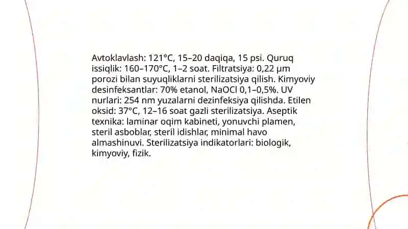 Mikroorganizmlani o'stirish 4