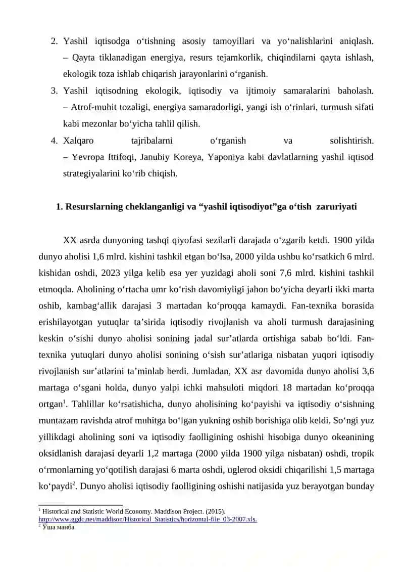 Yashil iqtisodga o'tish va uning samarasi 4