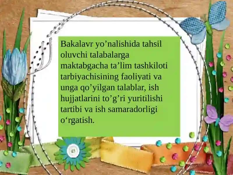Maktabgacha ta’lim tashkilotlarida ishhujjatlarining yuritilishi 4