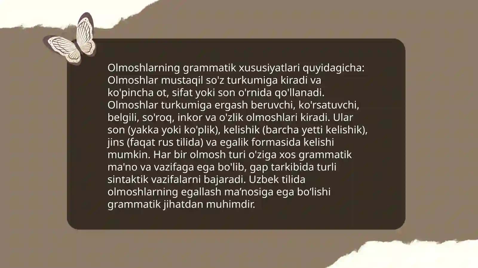 Olmosh so‘z turkumi va uning xususiyatlari 4