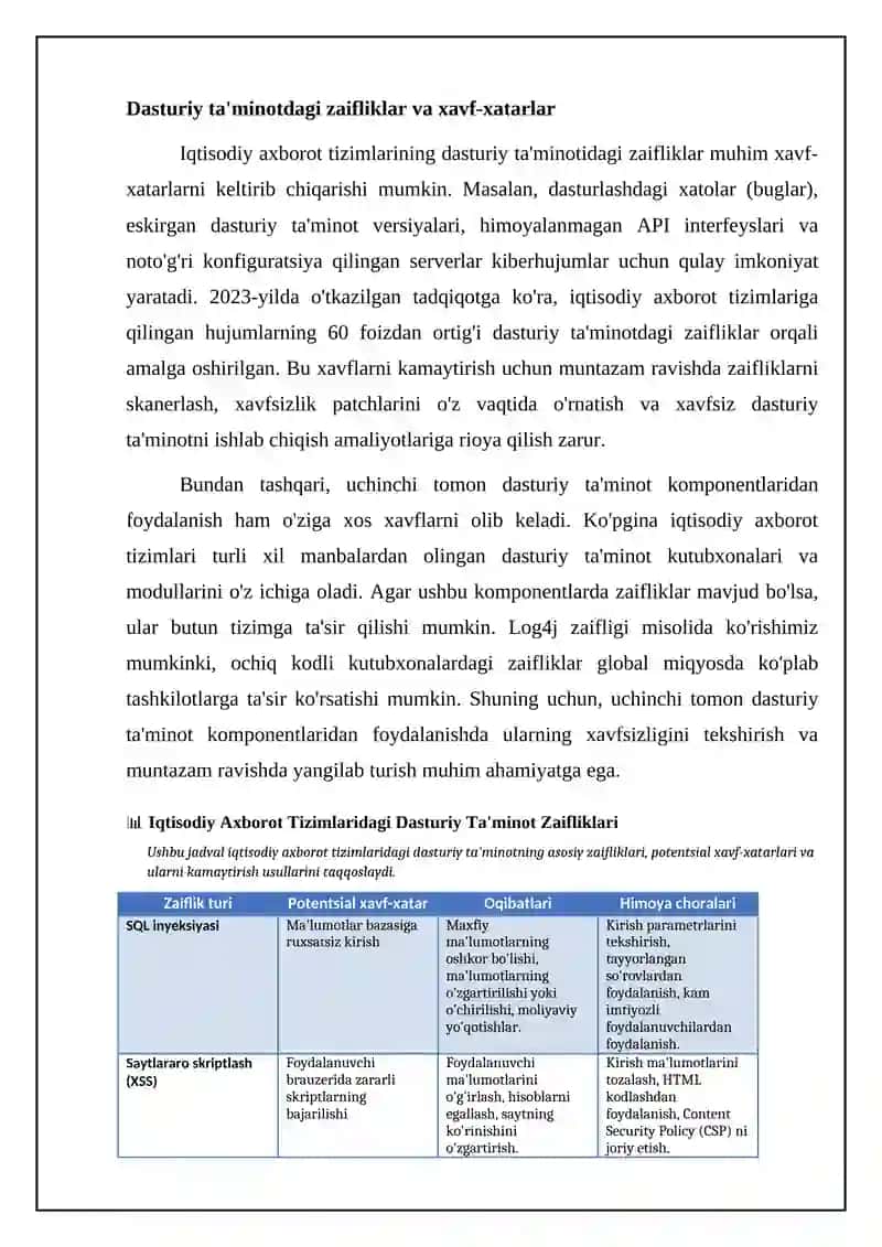 Iqtisodiy axborot tizimlarida axborot xavfsizligi masalalari 4