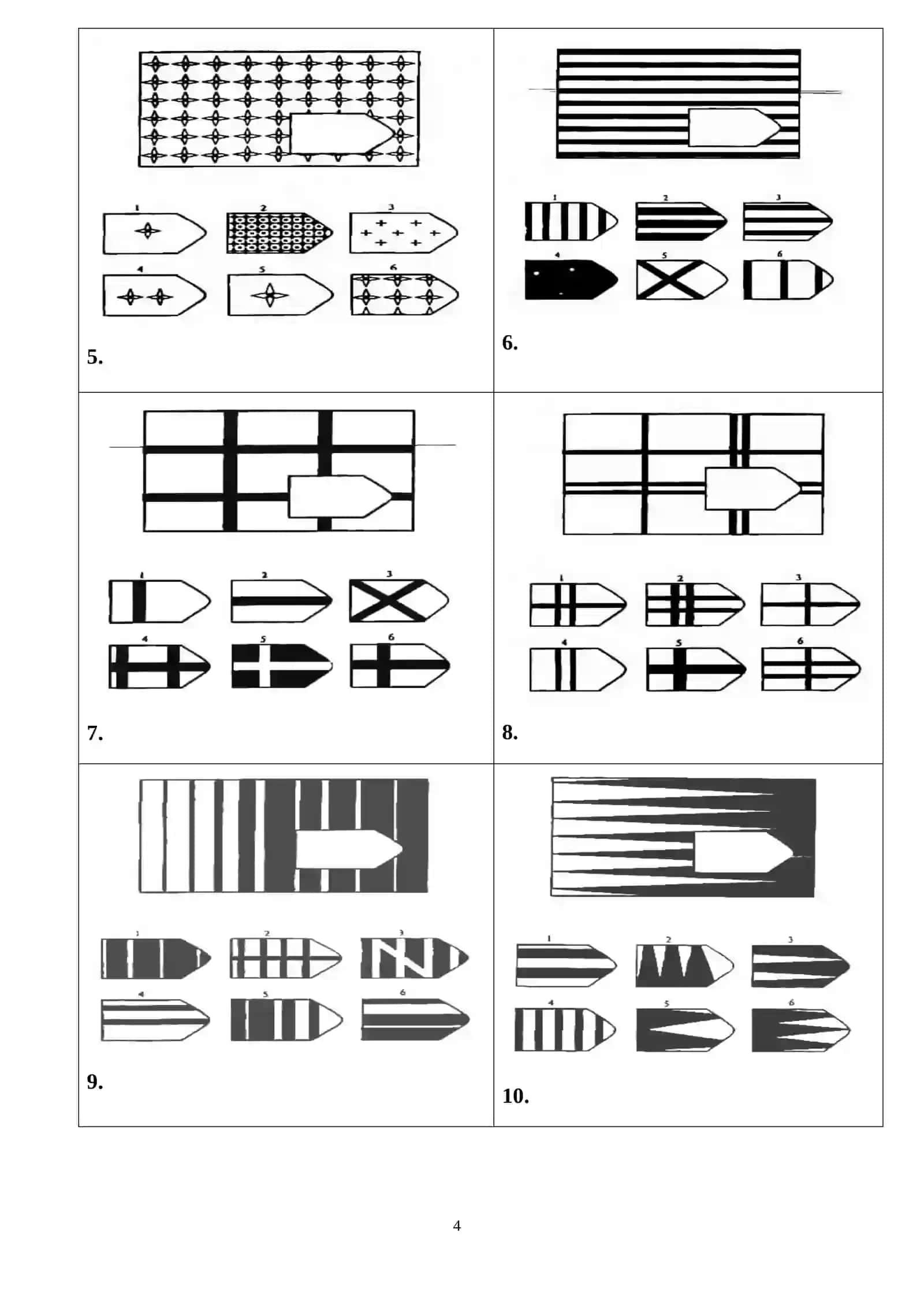 Harbiy litsey uchun psixologik testlar 4