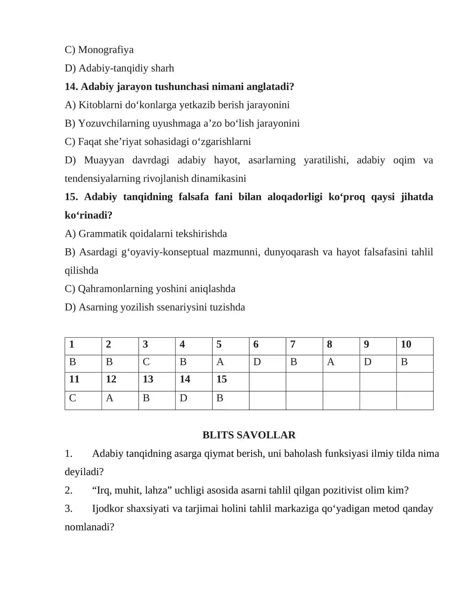Adabiy tanqid fan sifatida 4