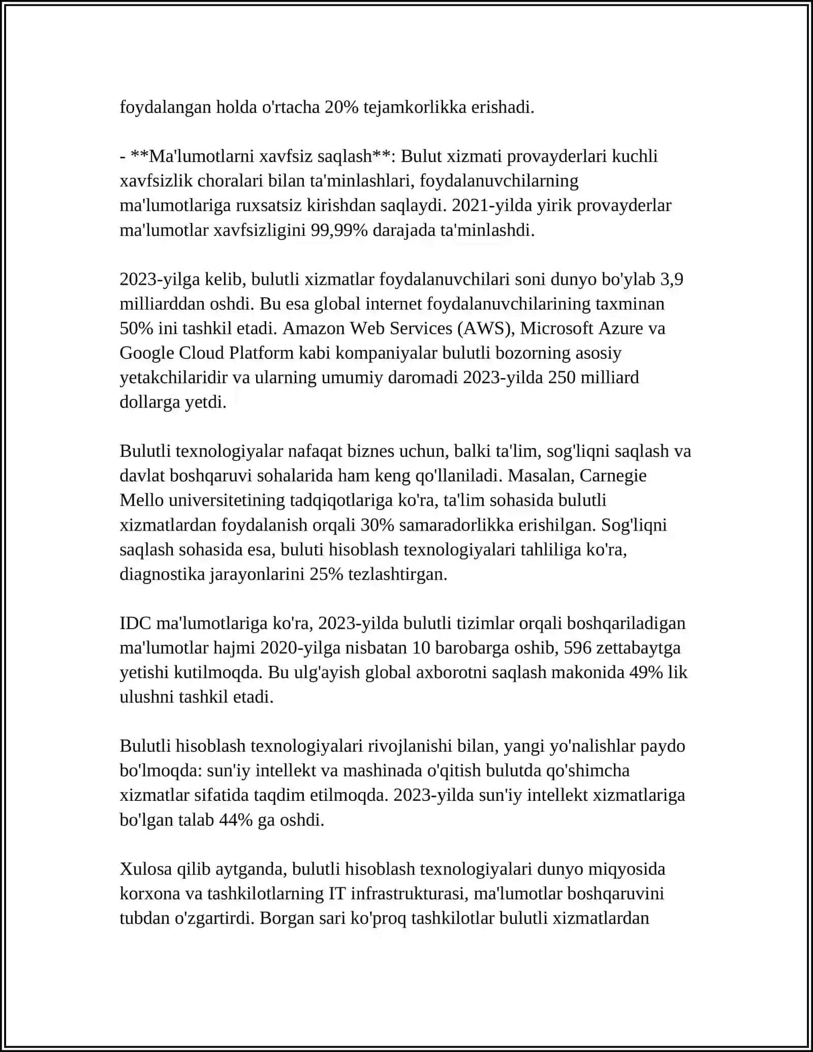 RAQAMLI IQTISODIYOTNING ASOSIY TEXNOLOGIYALARI 4