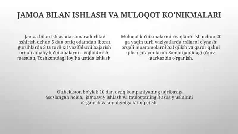 Akademik koʻnikmalar kasbiy kompetentlik fanining predmeti, maqsadi, vazifalari. 4