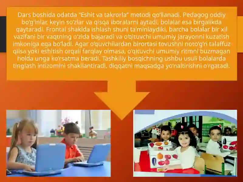 Eshitish xonada frontalmashg‘ulotlar 4