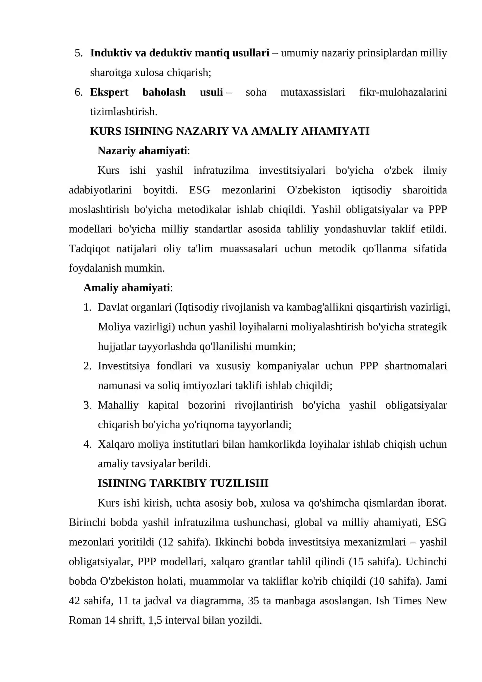 YASHIL INFRATUZILMA VA UNING INVESTITSIYA AHAMIYATI 4