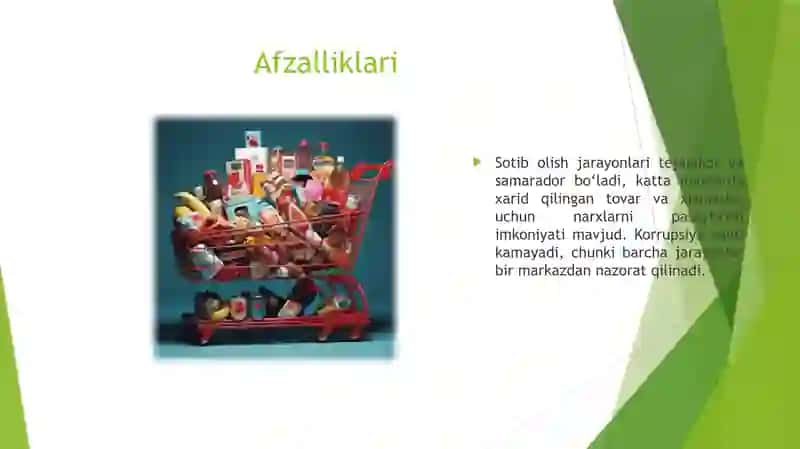 Davlat xaridlarini tashkil etish modellari 4