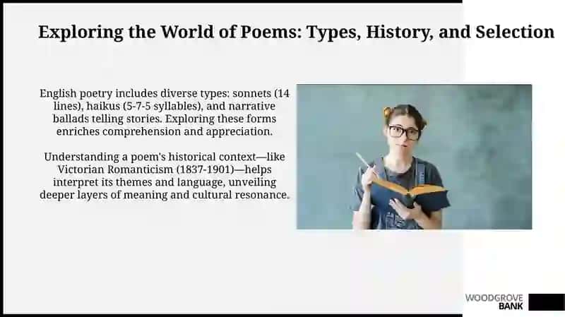 Learning poems in English 4