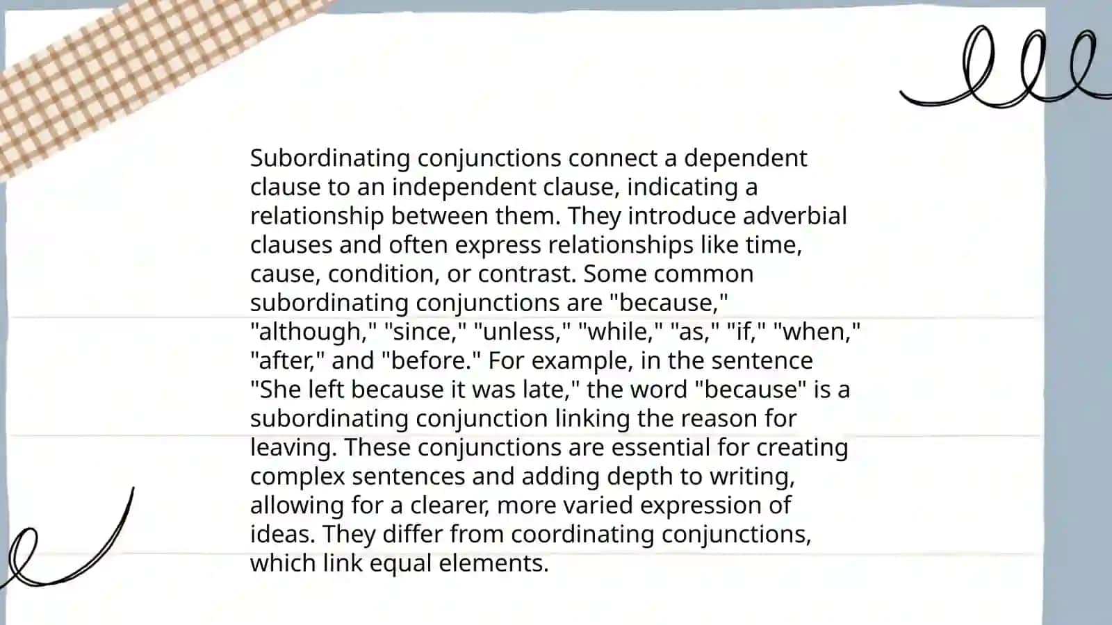 Types of connectives and their use in context 4