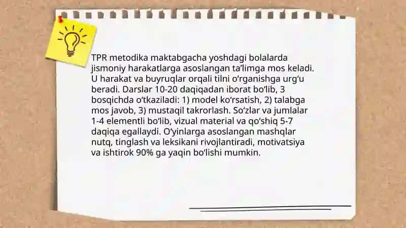 Oʻyin orqali chet tilini oʻrgatish metodikasi 4