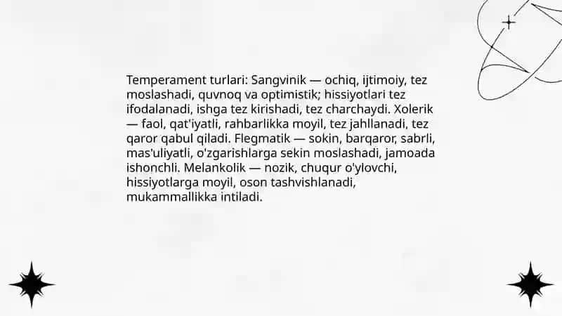 Temperament va harakter 4