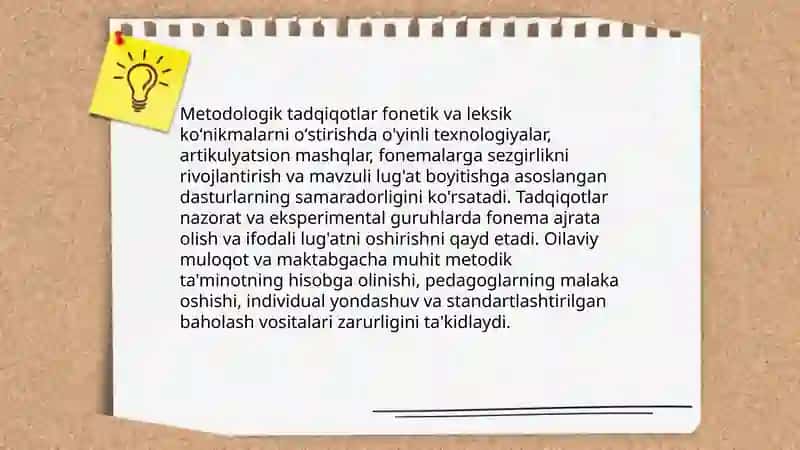 Maktabgacha taʼlim yoshidagi bolalar nutqini oʻstirish metodologiyasiga oid tadqiqotlar tahlili va Esse yozish 4