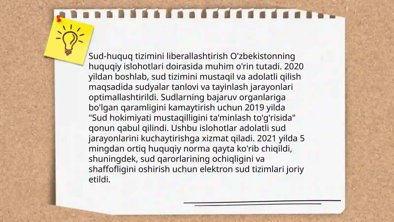 Yangi Ózbekistonda Prezident Sh.M.Mirziyoyev rahbarligi va tashabbusi ostida amalga oshirilayotgan islohotlar 4