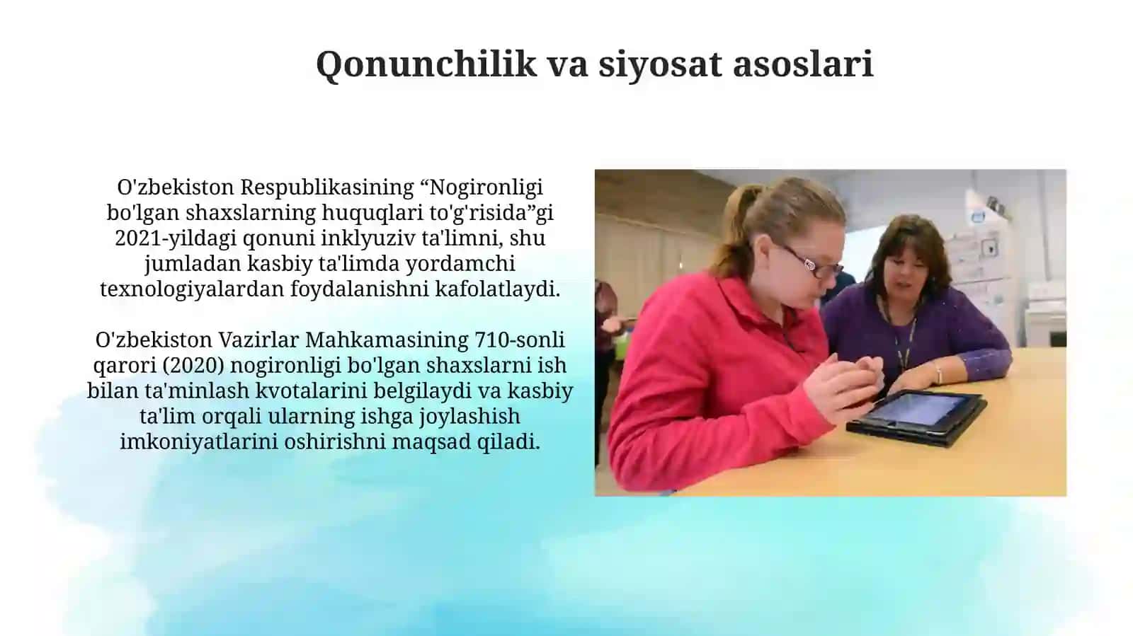 Imkoniyati cheklangan shaxslarga kasbiy ta’lim jarayonida assistiv (yordamchi) vositalarni qо‘llash 4